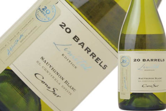 柯诺苏酒庄20桶限量版长相思白葡萄酒Cono Sur 20 Barrels Limited Edition Sauvignon Blanc 2023-酒乐会