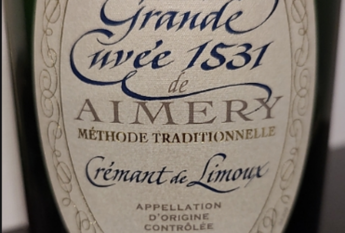 瑟达克酒庄1531利穆特酿起泡酒 Sieur d’Arques Aimery Grand Cuvée 1531 Cremant de Limoux Brut-酒乐会