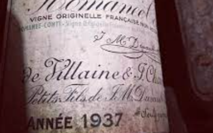 罗曼尼·康帝酒庄罗曼尼·康帝特级园红葡萄酒Domaine de la Romanee-Conti Romanee-Conti Grand Cru 1937-酒乐会