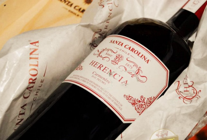 圣卡罗莱纳酒庄世纪传承佳美娜红葡萄酒Viña Santa Carolina Herencia Carmenere-酒乐会